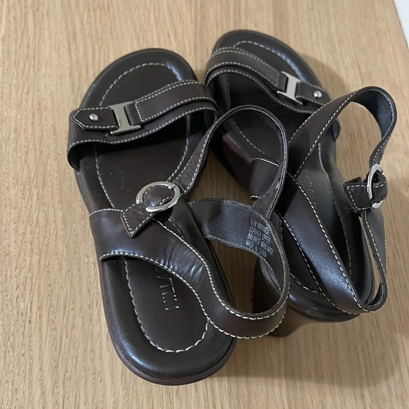 Hillard & Hanson platform wedge sandals size 6.5 - Picture 12 of 16